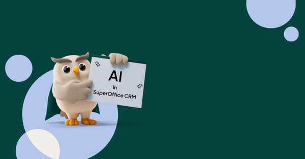 4 måder at bruge AI i SuperOffice CRM på lige nu