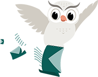 Illustration of SuperOffice mascot Hugo